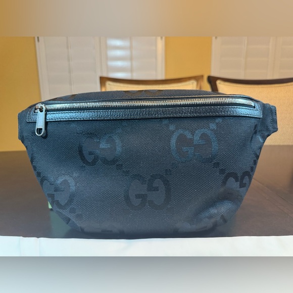 New Authentic Gucci GG Supreme Jumbo Logo Canvas Waist Bag Size 38 - Picture 4 of 15